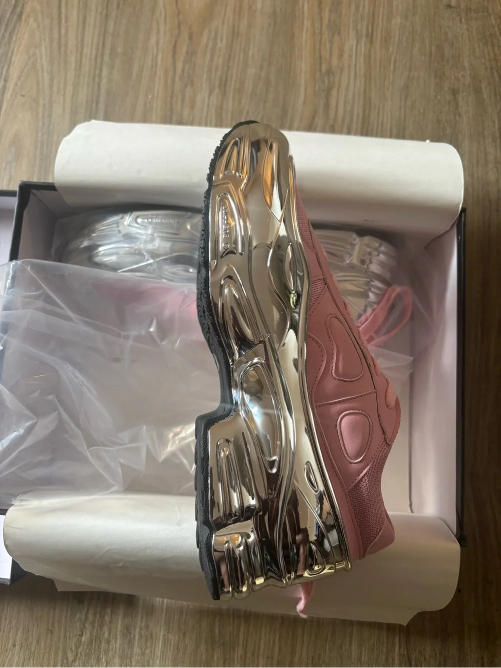 Dessiner collab sneackers silver metalic new - Picture 1 of 10